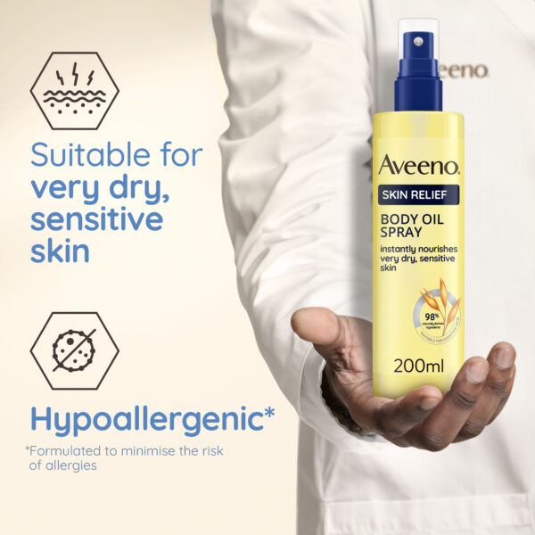 Aveeno Skin Relief Body Oil Spray - Image 2