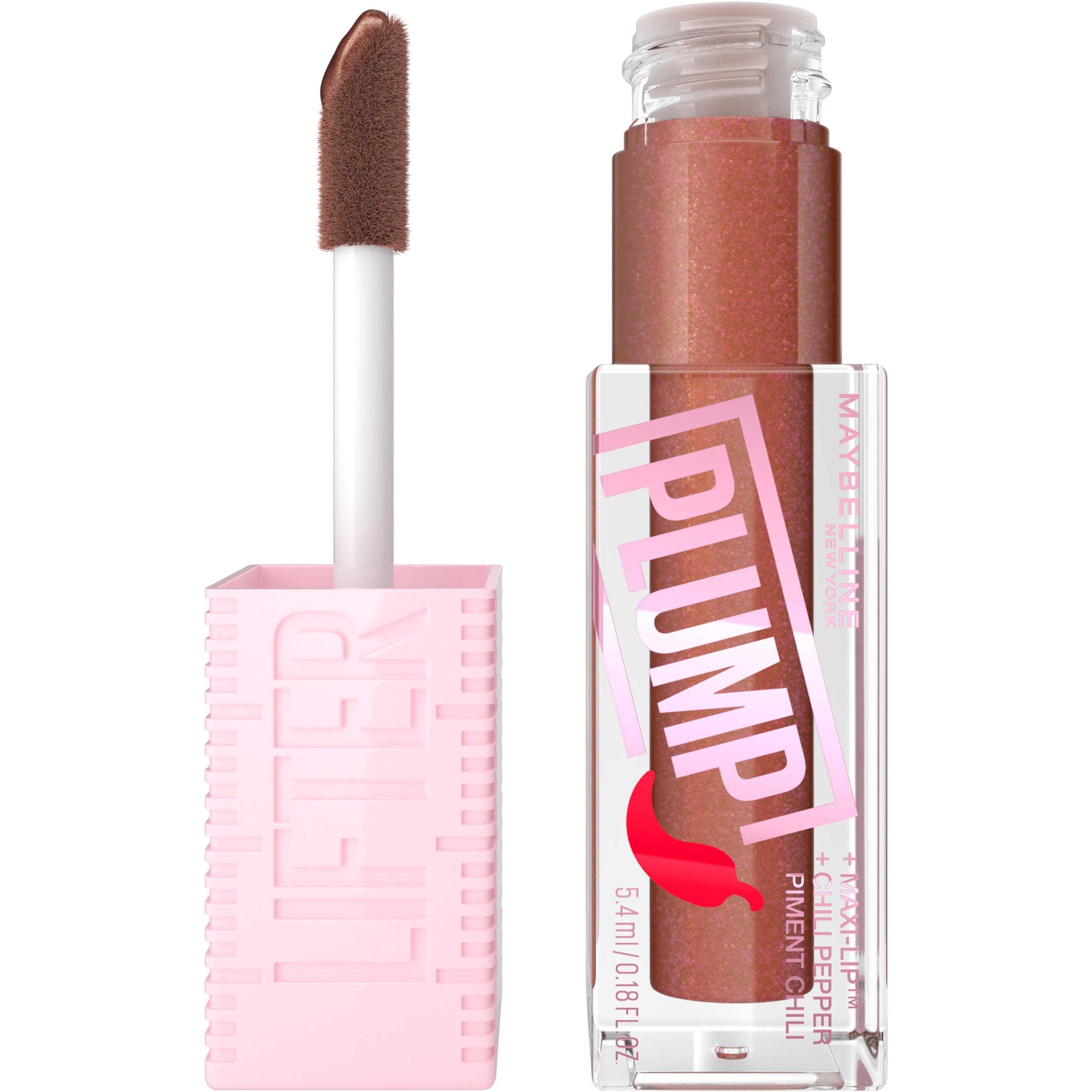 Maybelline Lifter Plump Lip Gloss Cocoa Zing