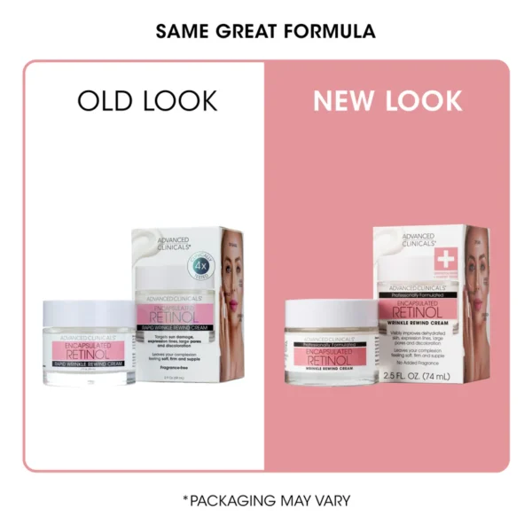 Advanced Clinicals Retinol Wrinkle Face Cream - Image 3