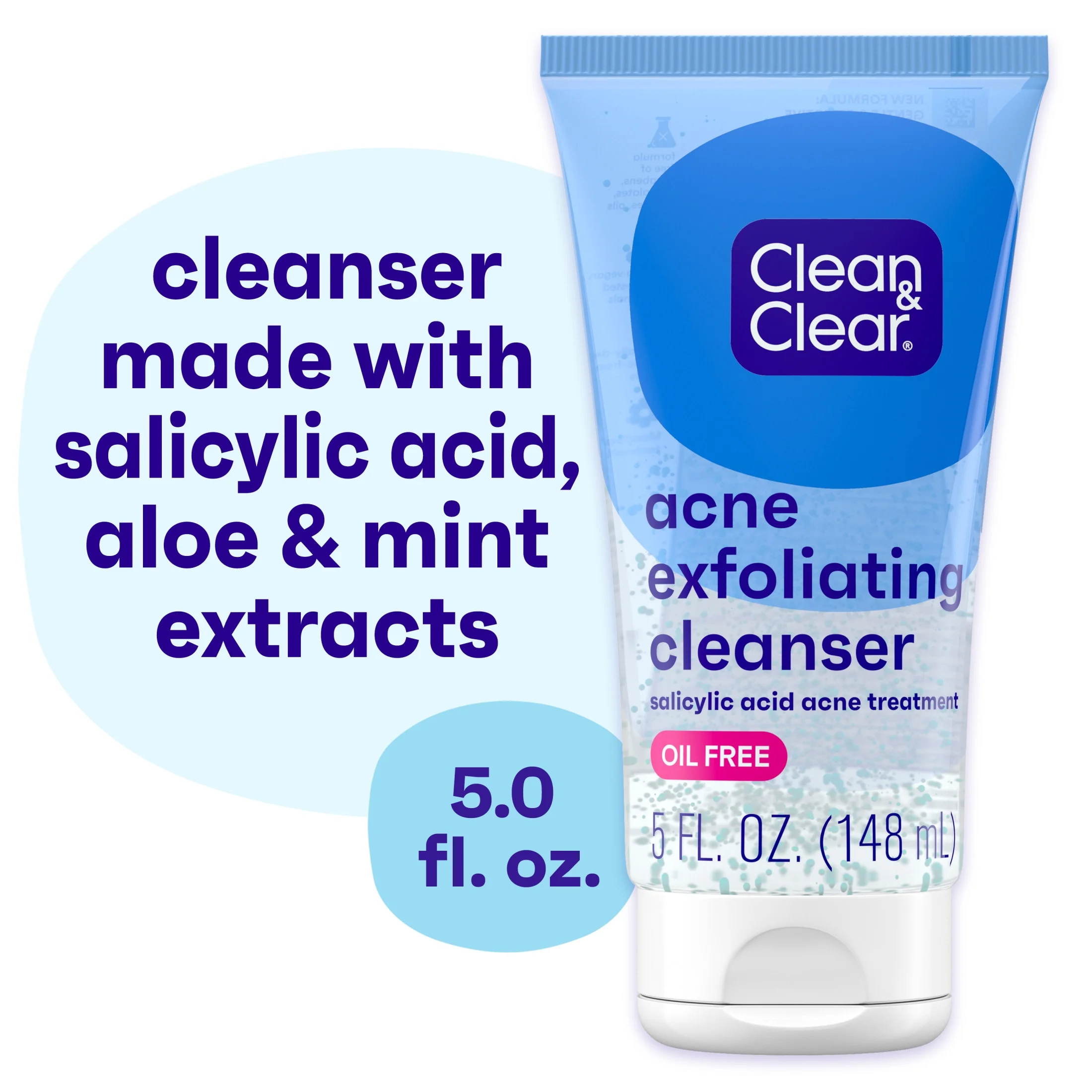 Clean and Clear Acne Exfoliating Cleanser