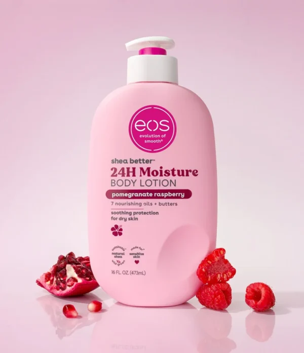 EOS Moisture Body Lotion Pomegranate Raspberry - Image 2