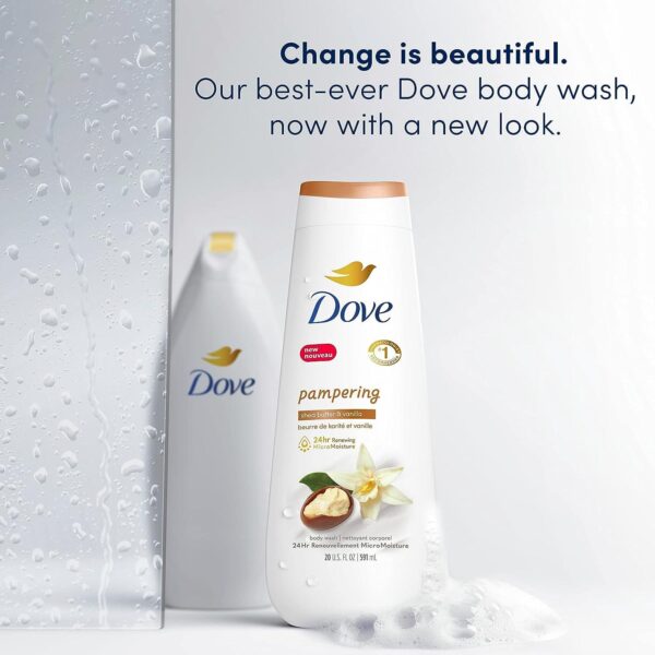 Dove Pampering Shea Butter Vanilla Body Wash - Image 2